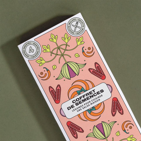 Légumes pour cuisiner une salsa maison - Coffret de semences