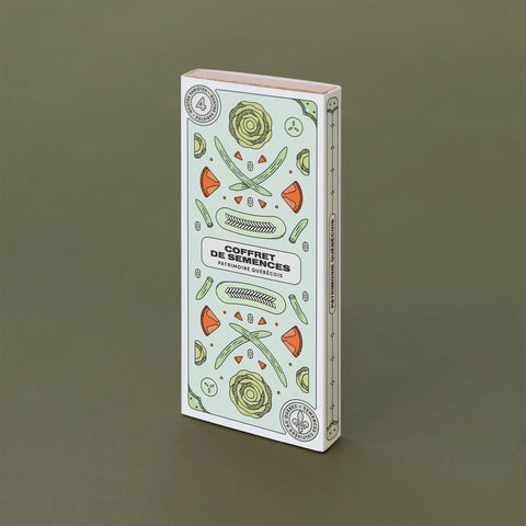 Collection patrimoine québécois - Coffret de semences ancestrales - Le nutritionniste urbain