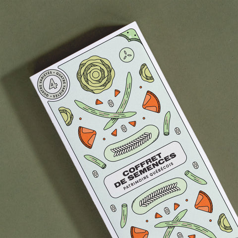 Collection patrimoine québécois - Coffret de semences ancestrales - Le nutritionniste urbain