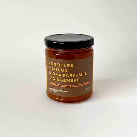 Confiture de melon d’Oka parfumée au gingembre - Le nutritionniste urbain