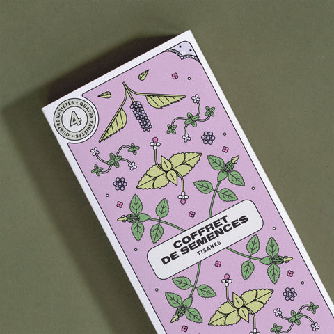 Tisanes - Coffret de semences - Le nutritionniste urbain