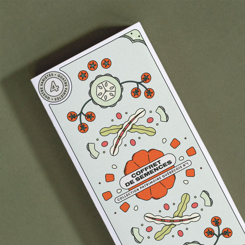 Collection patrimoine québécois #1 - Coffret de semences ancestrales - Le nutritionniste urbain