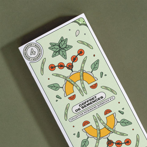 Collection patrimoine québécois #2 -Coffret de semences ancestrales - Le nutritionniste urbain