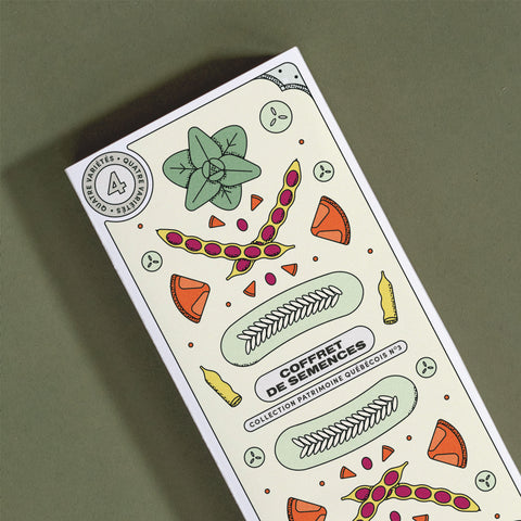 Collection patrimoine québécois #3 - Coffret de semences ancestrales - Le nutritionniste urbain