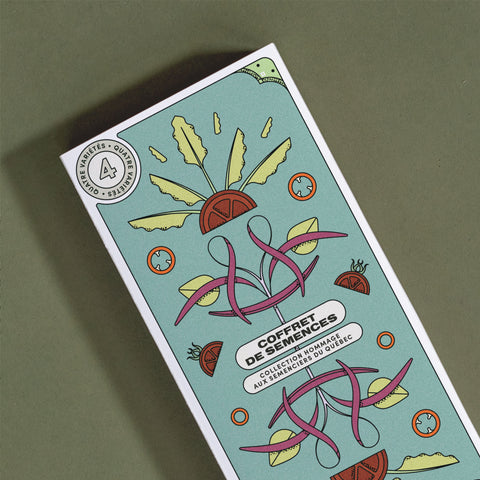 Créations de semenciers du Québec - Coffret de semences - Le nutritionniste urbain
