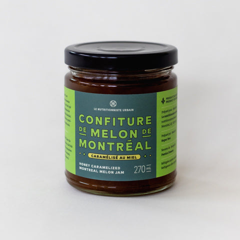 Confiture de melon de Montréal caramélisé au miel - Le nutritionniste urbain