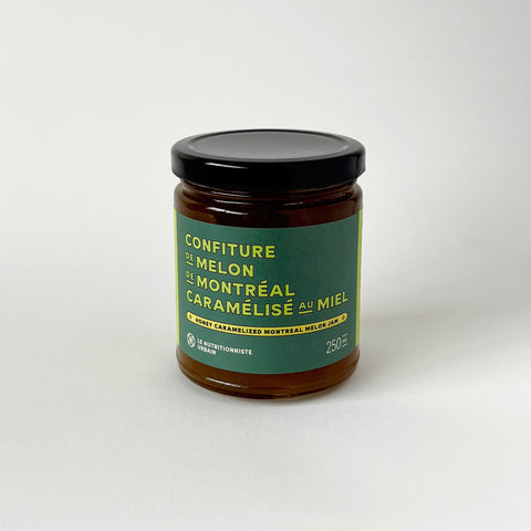 Confiture de melon de Montréal caramélisé au miel - Le nutritionniste urbain