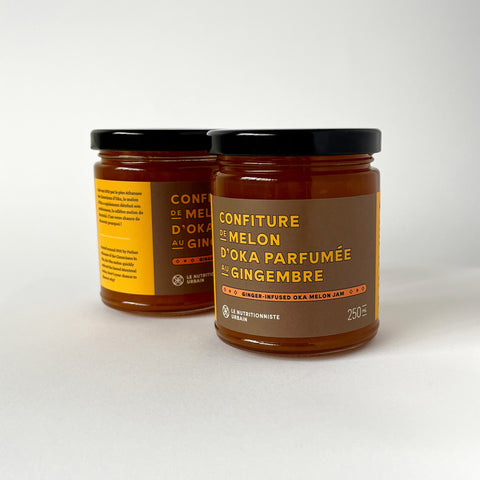 Confiture de melon d’Oka parfumée au gingembre - Le nutritionniste urbain