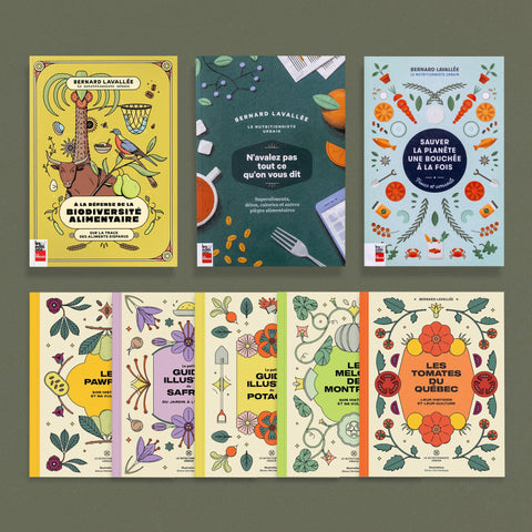 La collection complète des livres de Bernard Lavallée (8 livres!) - Le nutritionniste urbain