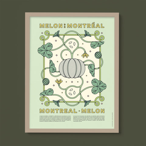 Melon de Montréal - Affiche - Le nutritionniste urbain